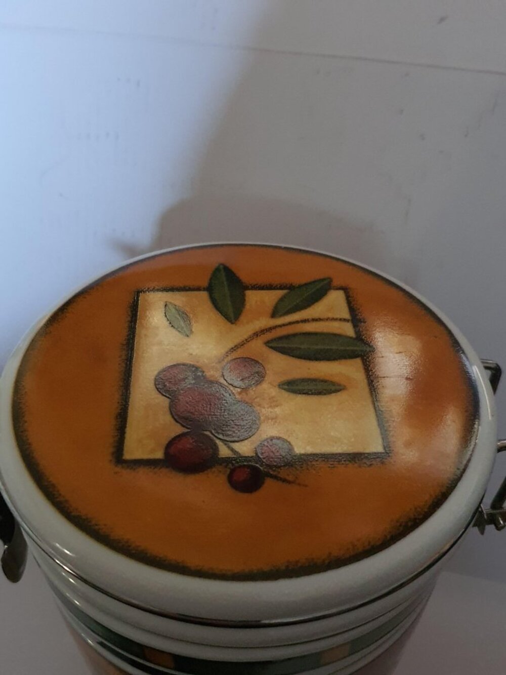 Vintage Ceramic Coffee Canister By Joie de Vivre (M) - Picture 3 of 9